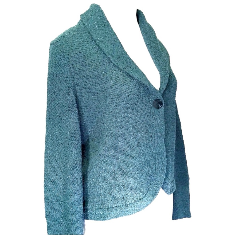 Shawl Collar One Button Sweater